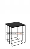 Cubo-Tavolo in filo ferro nero 40 cm