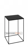 Cubo-Tavolo in filo ferro nero 60 cm