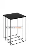 Cubo-Tavolo in filo ferro nero 60 cm
