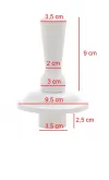 Tappo Champagne per busto sartoriale donna - bianco
