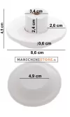 Tappo per busto sartoriale donna - Legno bianco