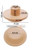 Tappo per busto sartoriale uomo - Legno frassino