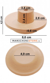 Tappo per busto sartoriale donna - Legno frassino