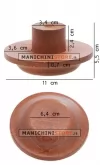 Tappo per busto sartoriale uomo - Legno noce