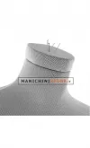 Manichino uomo snodato rivestito in tessuto