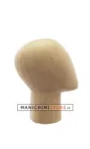 Testa donna rivestita in cartapesta H 10