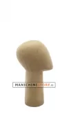 Testa donna rivestita in cartapesta H 20