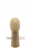 Testa donna rivestita in cartapesta H 20
