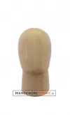 Testa uomo rivestita in cartapesta H 10