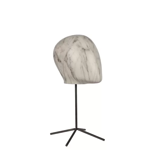 Testa donna con base effetto marmo
