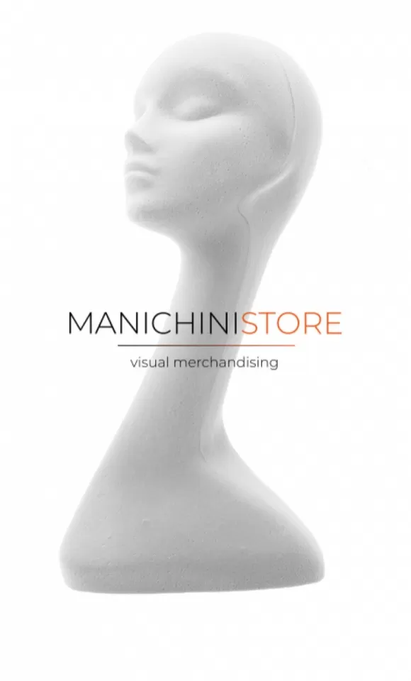 Testa donna porta accessori in polistitolo