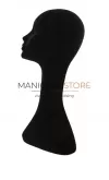 Testa donna porta accessori in velluto nero