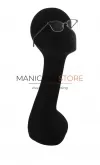 Testa donna porta accessori in velluto nero