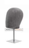 Testa uomo porta accessori in cartapesta Antracite