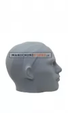 Testa uomo porta accessori precolorata - Grigio piombo