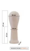 Testa in legno naturale - Unisex