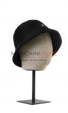 Male display head in linen with black base
