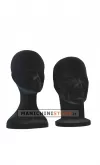 Testa uomo porta accessori in velluto nero