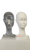 Testa donna porta accessori precolorata bianca