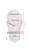 Trasparent accessories holder - male head