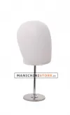 Testa a uovo donna porta accessori bianca