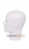 Testa uomo porta accessori precolorata bianca