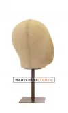 Testa unisex porta accessori in lino vintage con base ruggine