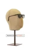 Testa unisex porta accessori in lino vintage con base ruggine