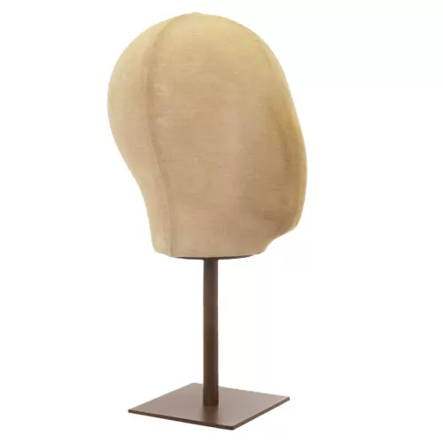 Testa unisex porta accessori in lino vintage con base ruggine