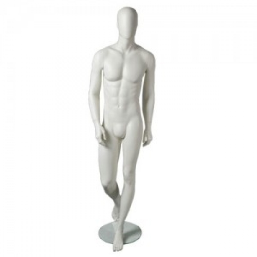 Manichino uomo testa uovo Collezione Moon - White