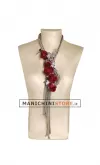 Torso display gioielli cartapesta oro