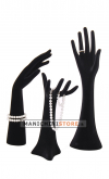 Jewelery holder hand in black velvet cod. 13