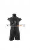 Busto bambino 3-5 anni in plastica - nero