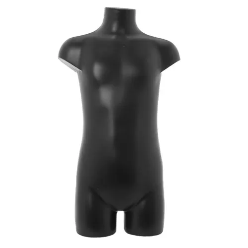 Busto bambino 7-9 anni in plastica - nero