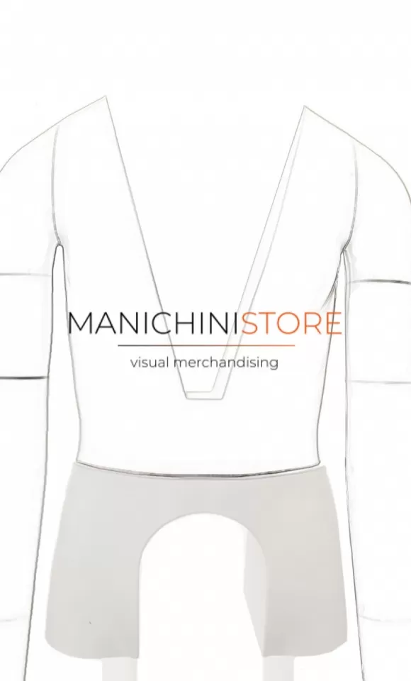 Accessorio Tunnel per manichini e-commerce serie M11 - 20 cm