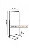 Stender 50 cm regolabile - Ruggine
