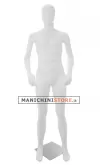 Manichino uomo testa uovo in plastica