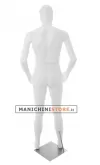 Manichino uomo testa uovo in plastica