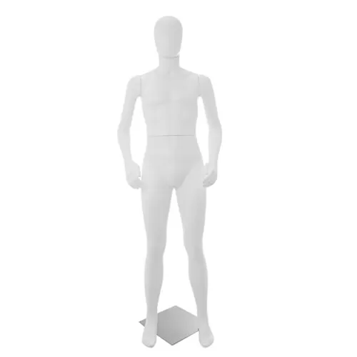 Manichino uomo testa uovo in plastica