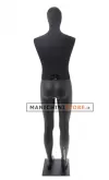 Manichino uomo Plastic Lycra testa uovo senza braccia