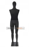 Manichino uomo Plastic Lycra testa uovo senza braccia