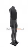 Manichino uomo Plastic Lycra con braccia in legno senza testa