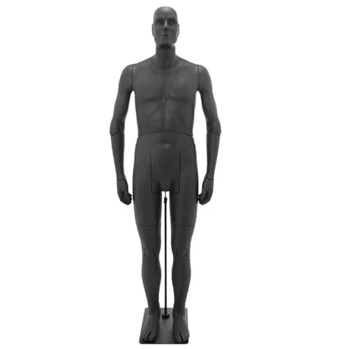 Manichino uomo snodato ricomponibile antracite