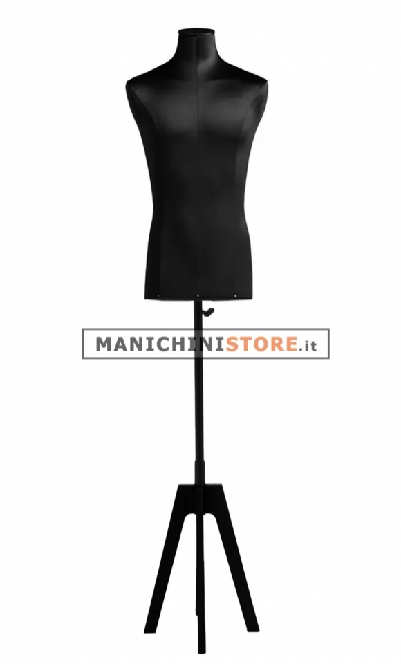 Noleggio 1 busto uomo in seta