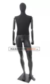 Manichino uomo Plastic Lycra con braccia in legno