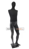 Manichino uomo Plastic Lycra testa uovo senza braccia