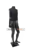 Manichino uomo Plastic Lycra con braccia in legno senza testa