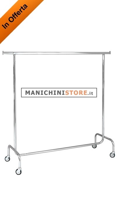 Online sale of clothing racks for shops