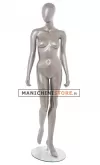 Manichino donna testa uovo - Vogue 23 NICHEL