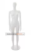 Noleggio 1 manichino donna testa uovo White Plastic